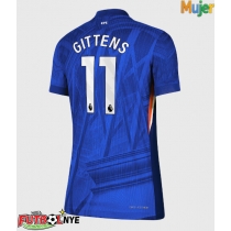 Camiseta Chelsea Jamie Gittens #11 Primera Equipación para mujer 2025-26 manga corta